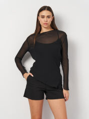 Акція на Футболка жіноча Zara 3048/368 S Чорна від Rozetka