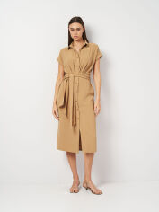 Акція на Сукня жіноча Zara 2157/344 S Коричнева від Rozetka