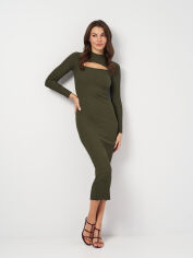 Акція на Сукня жіноча Zara 8583/055 S Хакі від Rozetka