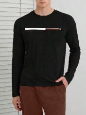 Акція на Лонгслів чоловічий SHEIN GD-00084074 M Чорний від Rozetka