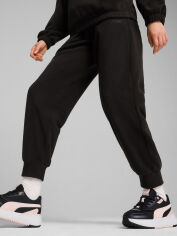 Акція на Спортивні штани теплі жіночі Puma Ess Elevated Pants 68153201 S Чорні від Rozetka