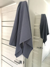 Акція на Полотенце вафельное банное P-Cb211 Cosy маренго 70х140 см від Podushka
