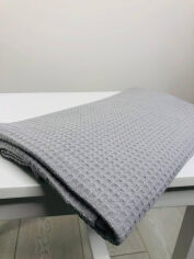 Акція на Полотенце вафельное банное P-Cb411 Cosy серый 70х140 см від Podushka