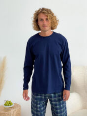Акція на Лонгслив мужской L04 Cosy темно-синий XL від Podushka
