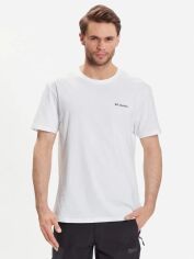 Акція на Футболка бавовняна чоловіча Columbia CSC Basic Logo Short Sleeve 1680053112 S Біла від Rozetka