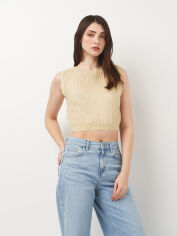 Акція на Футболка жіноча Zara 5063/300 S Світло-жовта від Rozetka