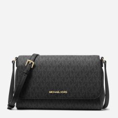 Акція на Сумка жіноча з штучної шкіри Michael Kors 168904114 Чорна від Rozetka
