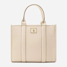 Акція на Сумка жіноча зі штучної шкіри U.S. Polo Assn 936816093 Молочна від Rozetka