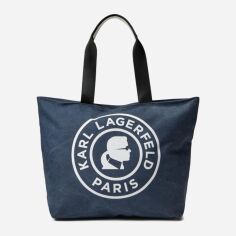 Акція на Сумка жіноча Karl Lagerfeld 358201906 Синя від Rozetka