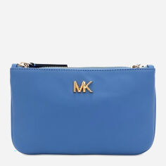 Акція на Сумка жіноча з натуральної шкіри Michael Kors 321626987 Синя від Rozetka