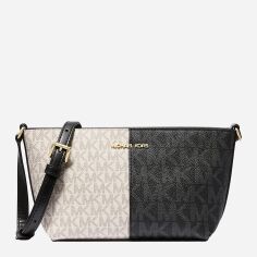 Акція на Сумка жіноча зі штучної шкіри Michael Kors 961963249 Чорний/Бежевий від Rozetka