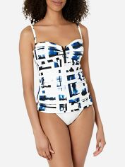 Акція на Верхня частина купальника жіноча Donna Karan NY (DKNY) 595787961 S Біла від Rozetka