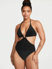 Акція на Суцільний купальник жіночий Victoria's Secret 222999457 S Чорний від Rozetka