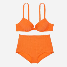 Акція на Роздільний купальник жіночий Victoria's Secret 906702583 34DD/M Помаранчевий від Rozetka