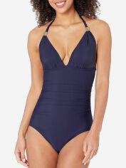 Акція на Суцільний купальник жіночий Calvin Klein Underwear 268379467 S Синій від Rozetka