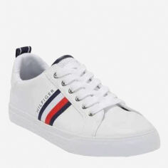 Акція на Жіночі кеди низькі Tommy Hilfiger 692014664 41 Білі від Rozetka