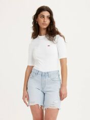 Акція на Футболка бавовняна жіноча Levi's 646120313 S Біла від Rozetka