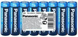 Акція на Батарейка Panasonic GENERAL PURPOSE R6 TRAY 8 ZINK-CARBON (R6BER/8P) від MOYO