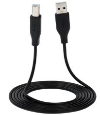 Акция на Кабель 2E USB 2.0 (AM/BM) DSTP, 3m, Black (2E-W-3169m3) от MOYO