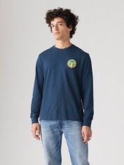 Акція на Лонгслів чоловічий Levi's 747301394 M Синій від Rozetka