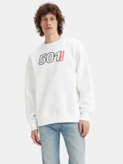 Акція на Світшот оверсайз чоловічий Levi's 435164804 XL Білий від Rozetka