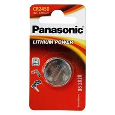 Акция на Батарейка Panasonic CR 2450 BLI 1 Lithium (CR-2450EL/1B) от MOYO
