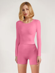 Акція на Топ жіночий Giulia Crop Top S-M Рожевий від Rozetka