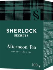 Акція на Чай чорний листовий Sherlock Secrets Afternoon Tea 100 г від Rozetka