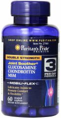 Акція на Puritan's Pride Double Strength Glucosamine Chondroitin Msm 60 caps від Stylus