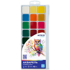Акція на Краски акварельные медовые 24 цвета Classic Kite K-442 від Podushka