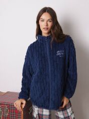 Акція на Піжамна кофта жіноча тепла Women'Secret Mmp Navy Robe 3148777 L Синя від Rozetka