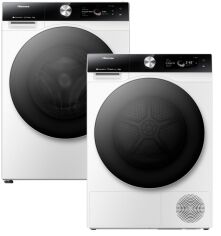 Акція на Пральна машина Hisense WF7S1247BW + Сушильний автомат Hisense DH7S107BW  (комплект) від Rozetka