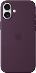 Акція на Панель Apple Silicone MagSafe для Apple iPhone 16 Plus Plum (MYYD3ZM/A) від Rozetka