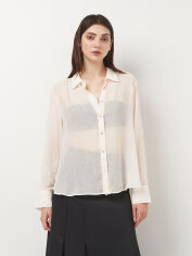 Акція на Футболка жіноча Zara 7969/287 L Молочна від Rozetka