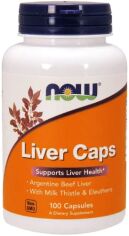 Акція на Now Foods Liver Caps Поддержка печени 100 капсул від Stylus