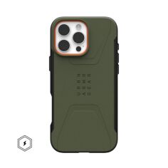 Акція на Чехол UAG для Apple iPhone 16 Pro Max Civilian Magsafe, Olive Drab (114445117272) від MOYO