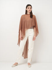 Акція на Футболка жіноча Zara 8741/204 M Коричнева від Rozetka