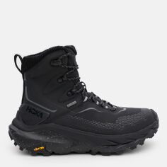 Акція на Жіночі зимові черевики високі для туризму з Gore Tex HOKA ONE ONE Kaha 2 Frost Gtx 1155195-BBLC 37.5 (6US) 23 см Чорні від Rozetka