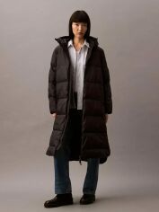Акція на Куртка зимова довга жіноча Calvin Klein 14904100-021 XL Чорна від Rozetka