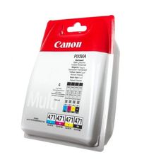 Акция на Картридж струйный CANON CLI-471 Cyan/Magenta/Yellow/Black Multi Pack (0401C004) от MOYO