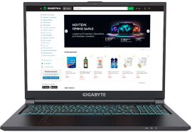 Акція на Ноутбук Gigabyte G6 MF (G6 MF-H2KZ853KD) Black від Rozetka