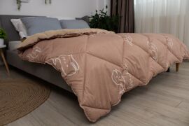 Акція на Ковдра ТЕП Multi-season Євро 200x220 см DoubleAir Biege Whale (1-04518_00000) від Rozetka