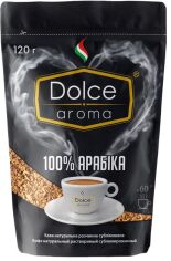 Акція на Кава розчинна Dolce Aroma 100% Arabica 120 г від Rozetka