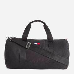 Акція на Спортивна сумка чоловіча тканинна Tommy Hilfiger 900162089 Чорна від Rozetka
