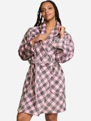 Акція на Жіночий халат утеплений Victoria's Secret 887303791 XS-S Рожевий від Rozetka