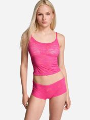 Акція на Піжама (майка + шорти) жіноча великого розміру Victoria's Secret 8686089 XL Рожева від Rozetka