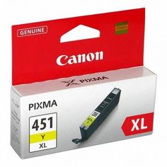 Акція на Чернильница CANON CLI-451Y XL Yellow PIXMA MG5440/MG6340 (6475B001) від MOYO