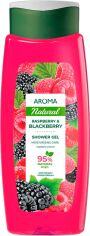 Акція на Гель для душу Aroma Raspberry&Blackberry Малина та Ожина 400 мл від Rozetka