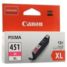 Акція на Чернильница CANON CLI-451M XL Pixma MG5440/MG6340 Magenta (6474B001) від MOYO