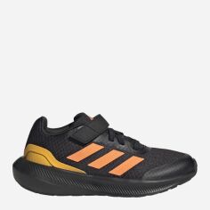 Акція на Підліткові кросівки для хлопчика adidas Runfalcon 3.0 El K HP5870 35.5 Чорні від Rozetka